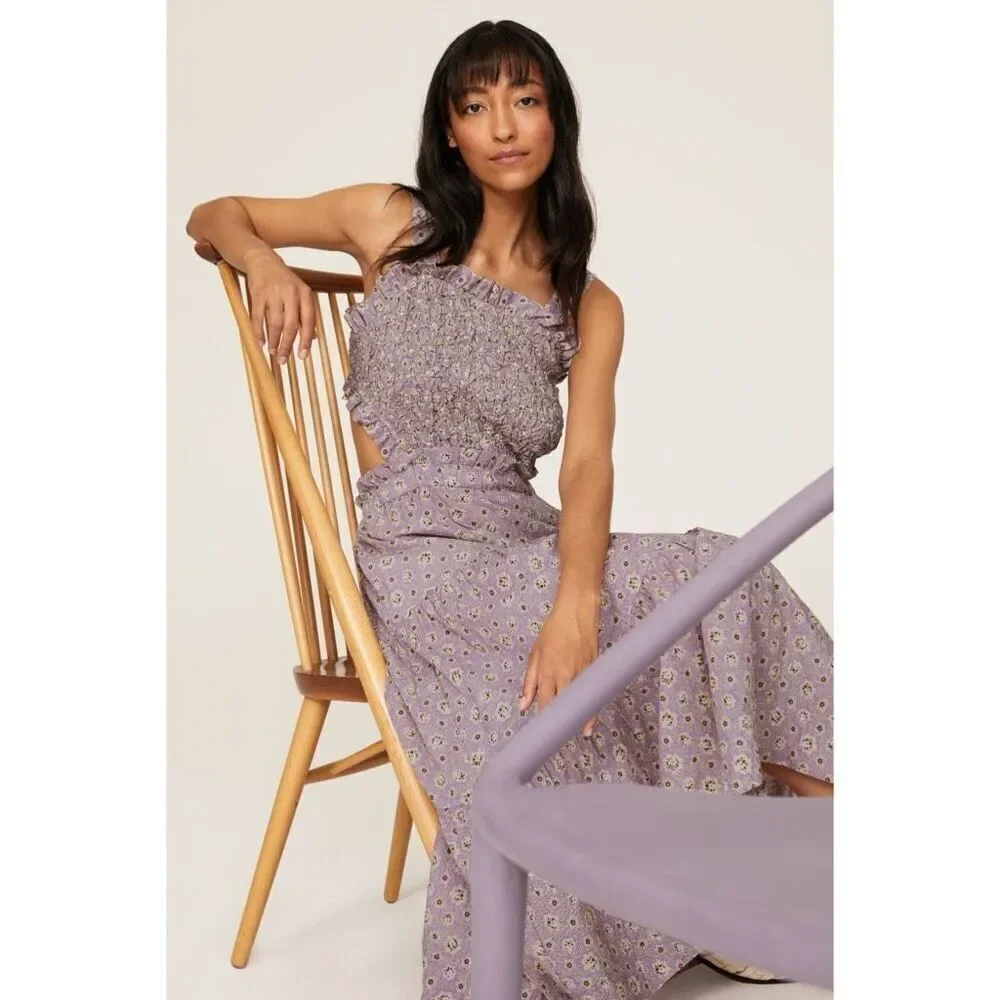 SEA NEW YORK IDA APRON MIDI DRESS